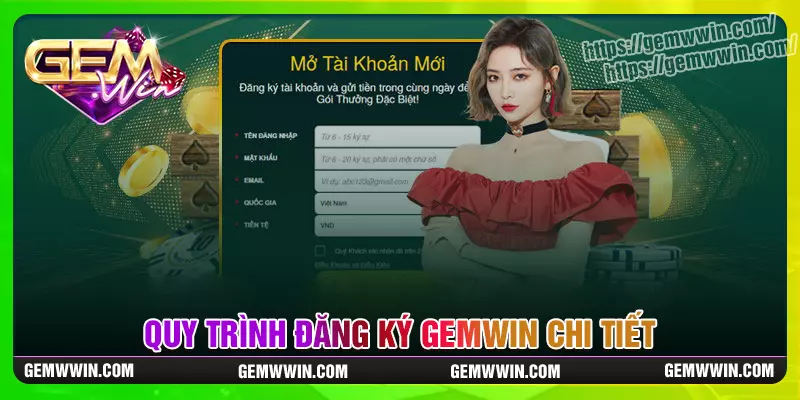 Hướng dẫn đăng ký Gemwin đơn giản, chi tiết