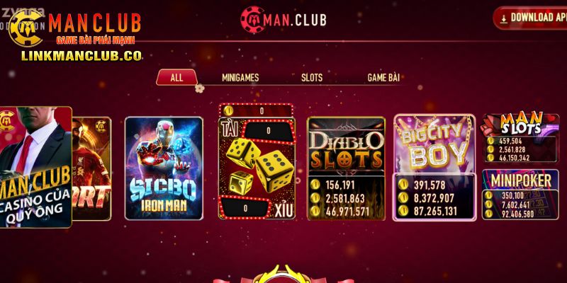 Sức hút của sân chơi Manclub được nhiều người yêu thích
