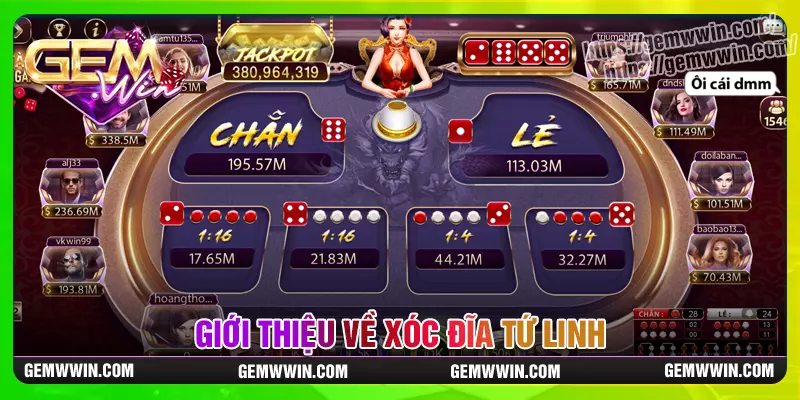 Khái quát xóc đĩa tứ linh tại nền tảng Gemwin